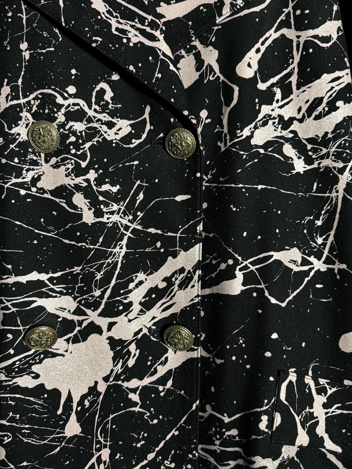 Paint Splatter Double Coat  상품이미지3