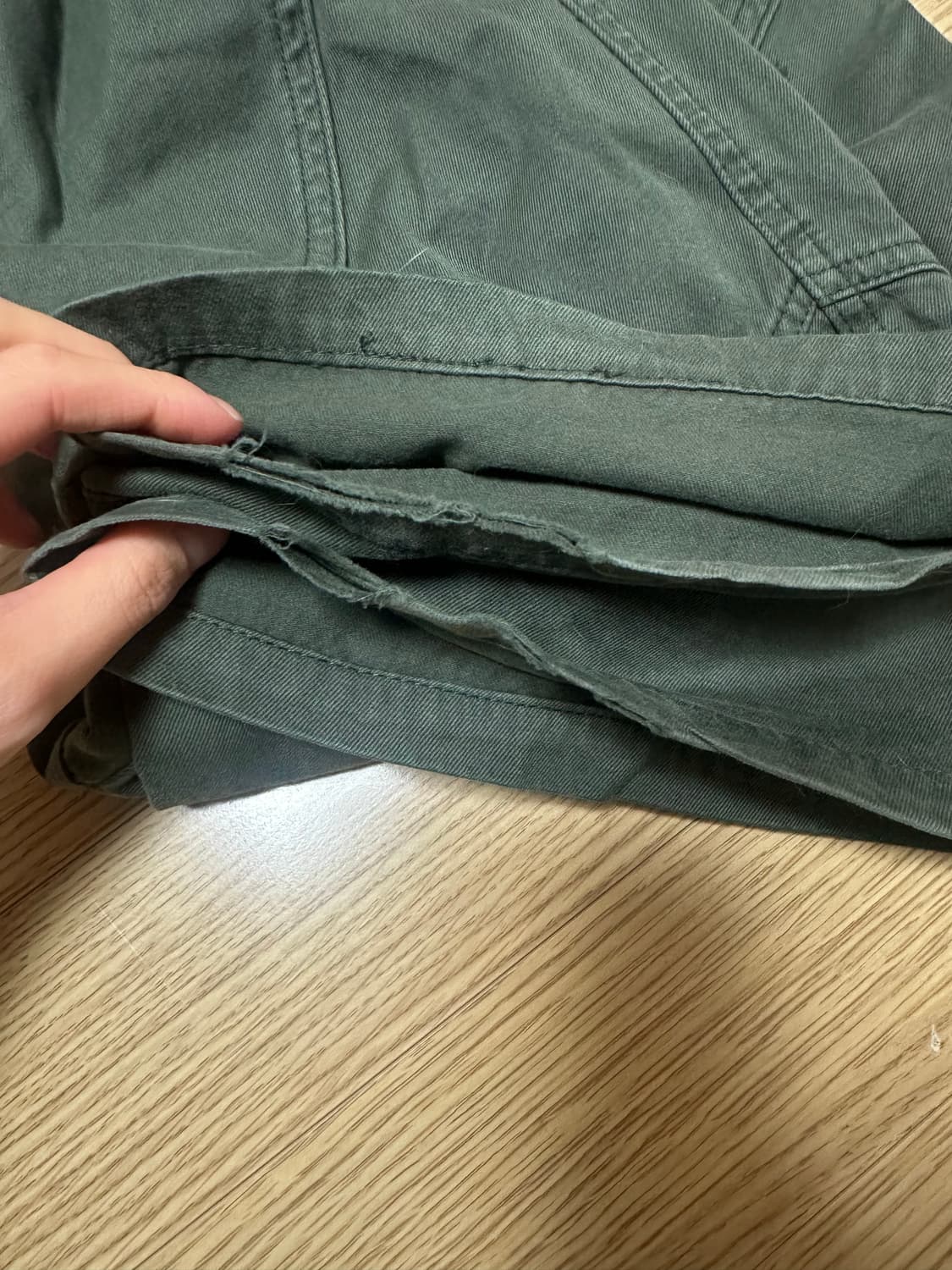 SUU WASHED POCKET PANTS-ASH KHAKI 1 상품이미지6