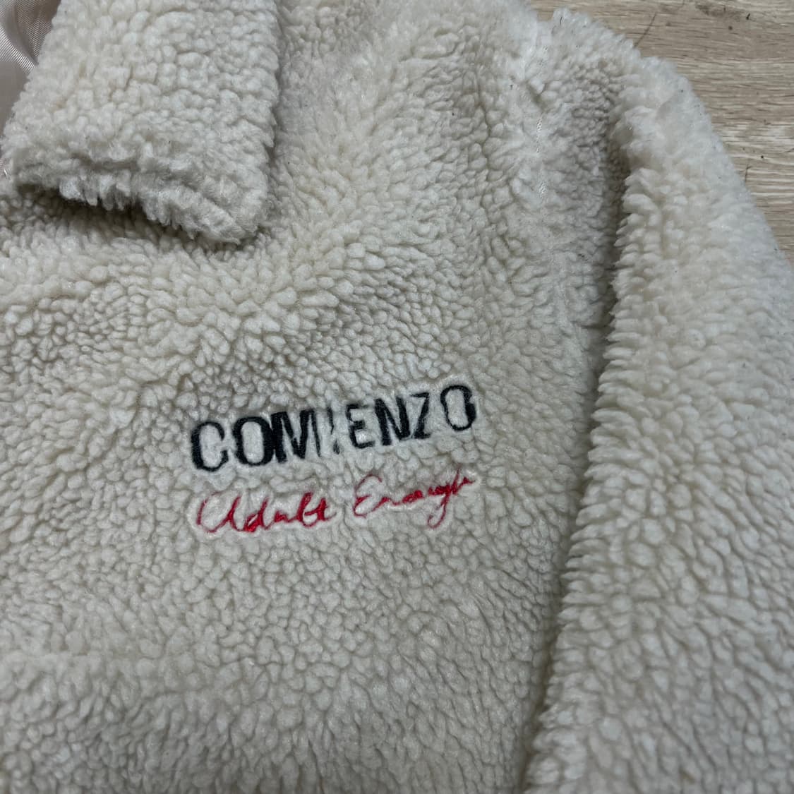 코미엔조 뽀글이 후리스 플리스 코치자켓 [아이보리] XL/105 상품이미지4