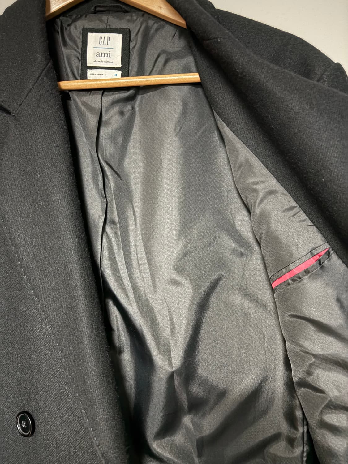 갭 아미 블랙 코트 (GAP X AMI) 상품이미지5