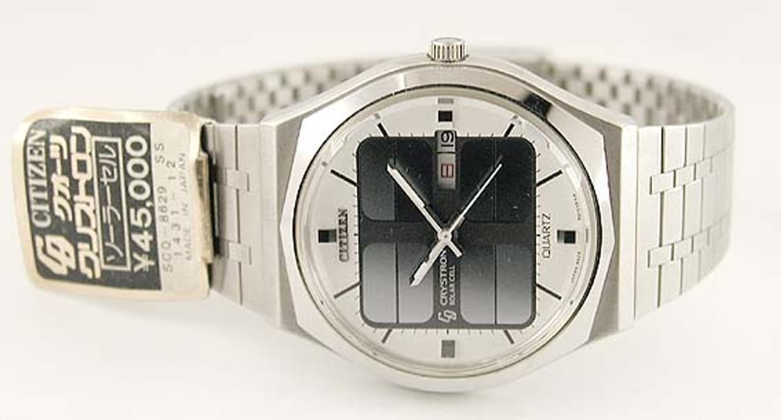 1976 세계 최초 아날로그 쏠라 시계_시티즌 에코 드라이브 조상 상품이미지3