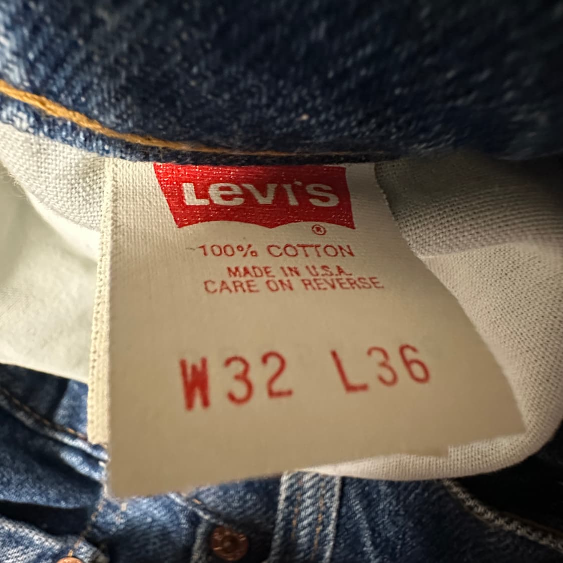 LEVI'S 505 90's usa made denim pants 상품이미지5