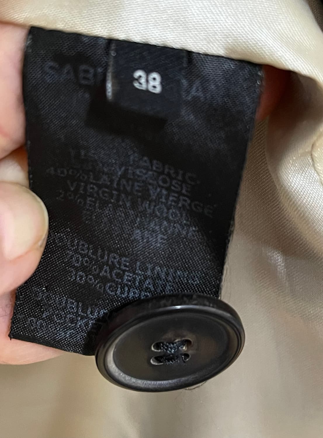 ISABEL MARANT 이자벨 마랑 더블 브레스티드 자켓/블랙 상품이미지7