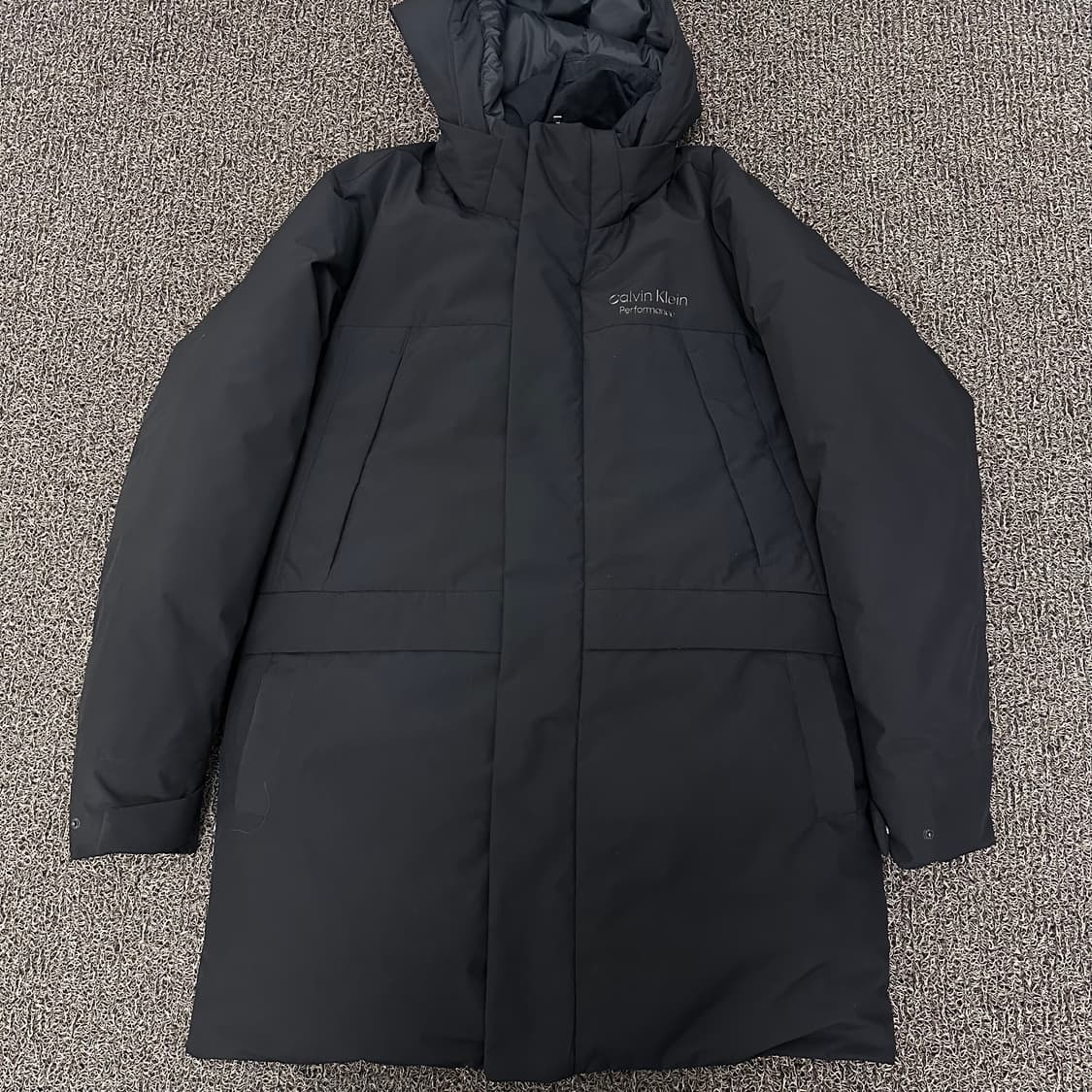 캘빈클라인 다운 롱패딩 블랙 L 상품이미지1