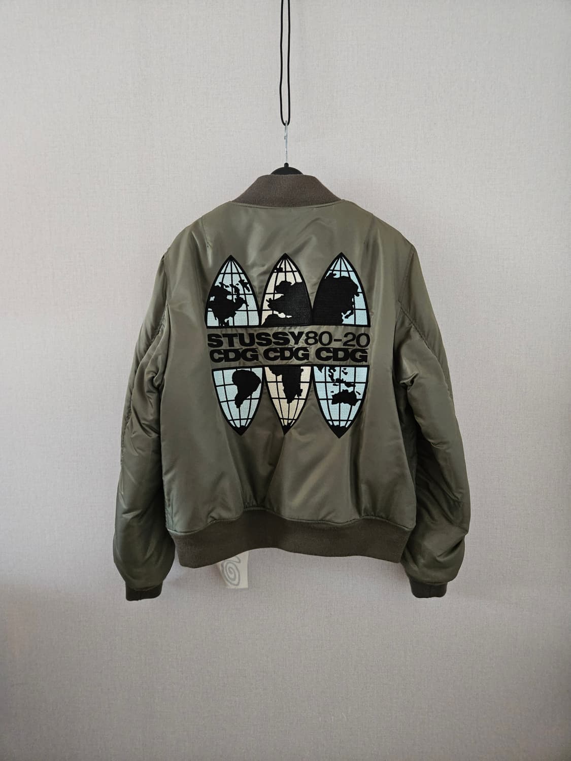 [M] 스투시 꼼데가르송 40주년 MA-1 자켓 상품이미지1