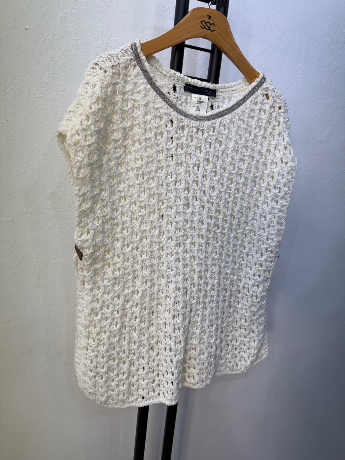 정품) 파비아나필리피 여성 크로셰 니트 탑 S  상품이미지2