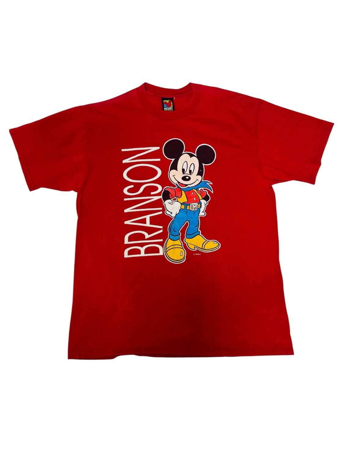 빈티지 90s 디즈니 벨바쉰 미키마우스 BRANSON 티셔츠 XL 상품이미지1