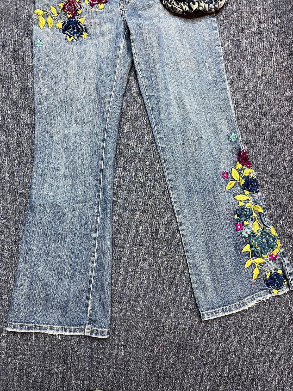 Kiok jeans 오리엔탈 자수 부츠컷 (청가방 세트) 상품이미지4