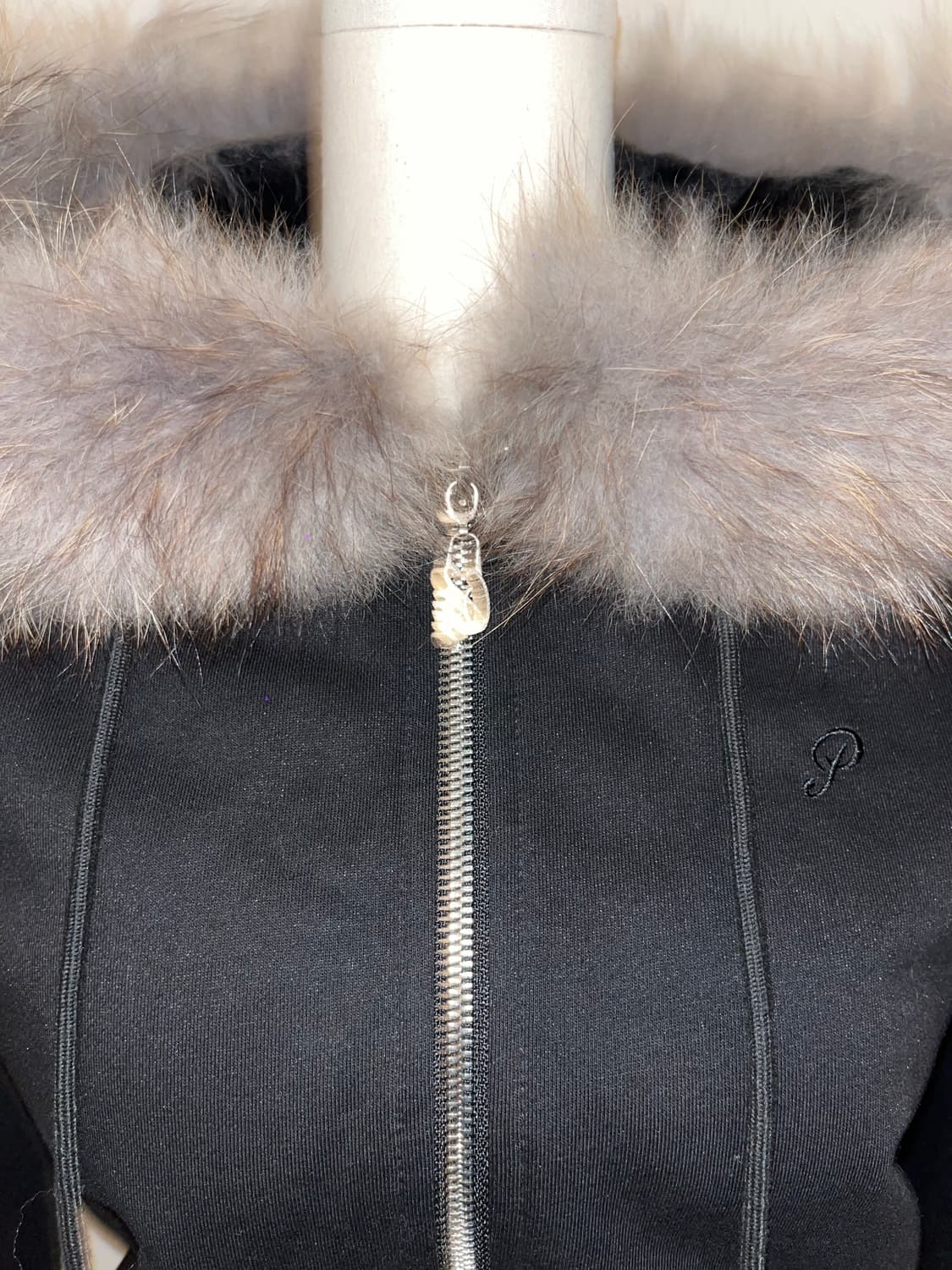 Pale jade hooded zip-up 상품이미지4