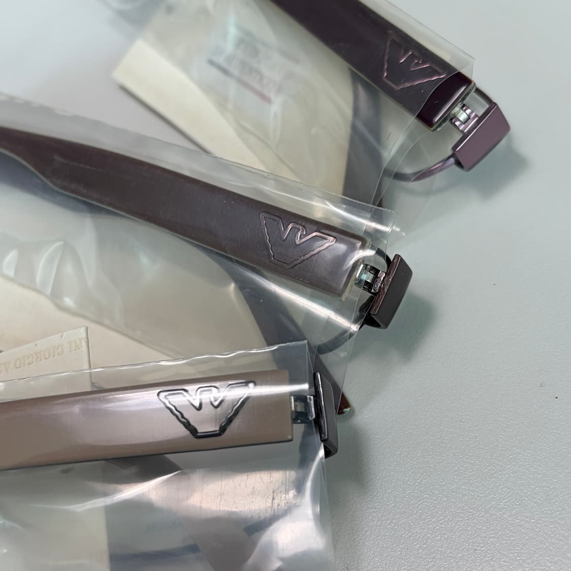 엠포리오 알마니 2000년대 긱시크 티타늄 안경태 신품 상품이미지8