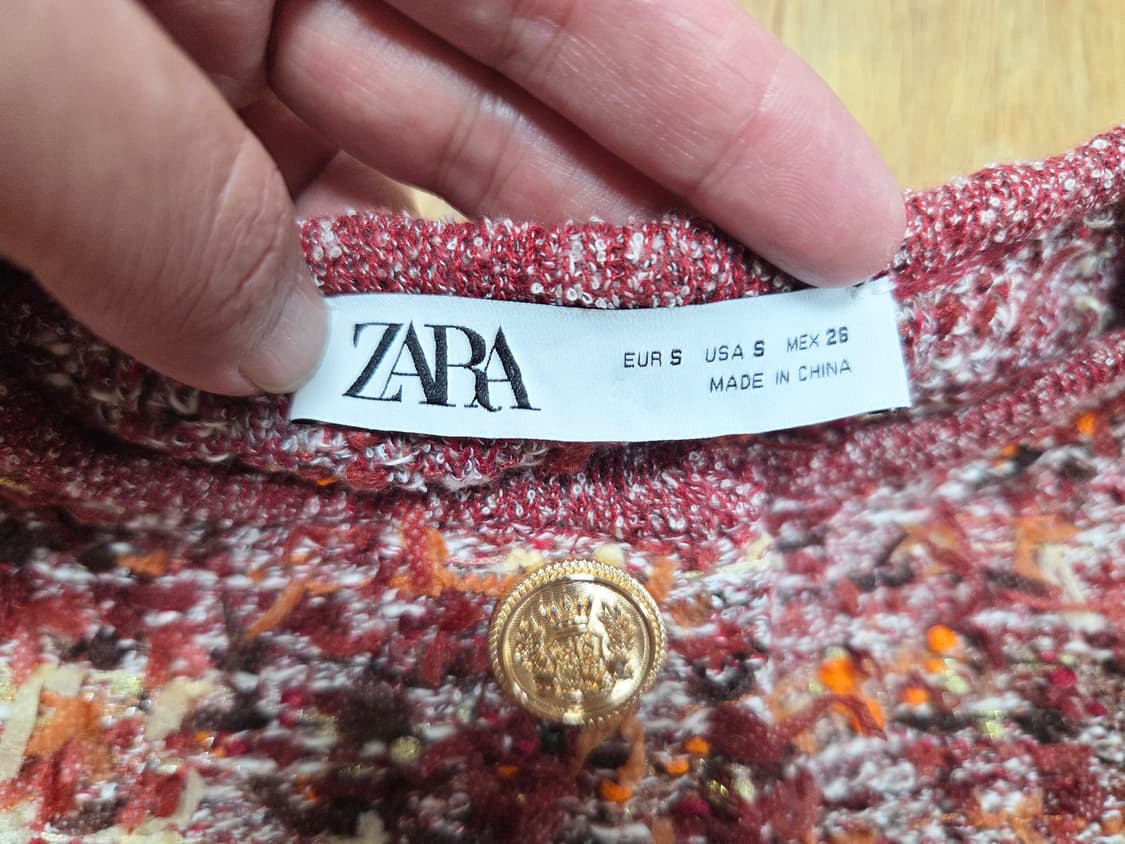 자라(ZARA) 스트럭처 니트자켓 55 새상품 상품이미지8