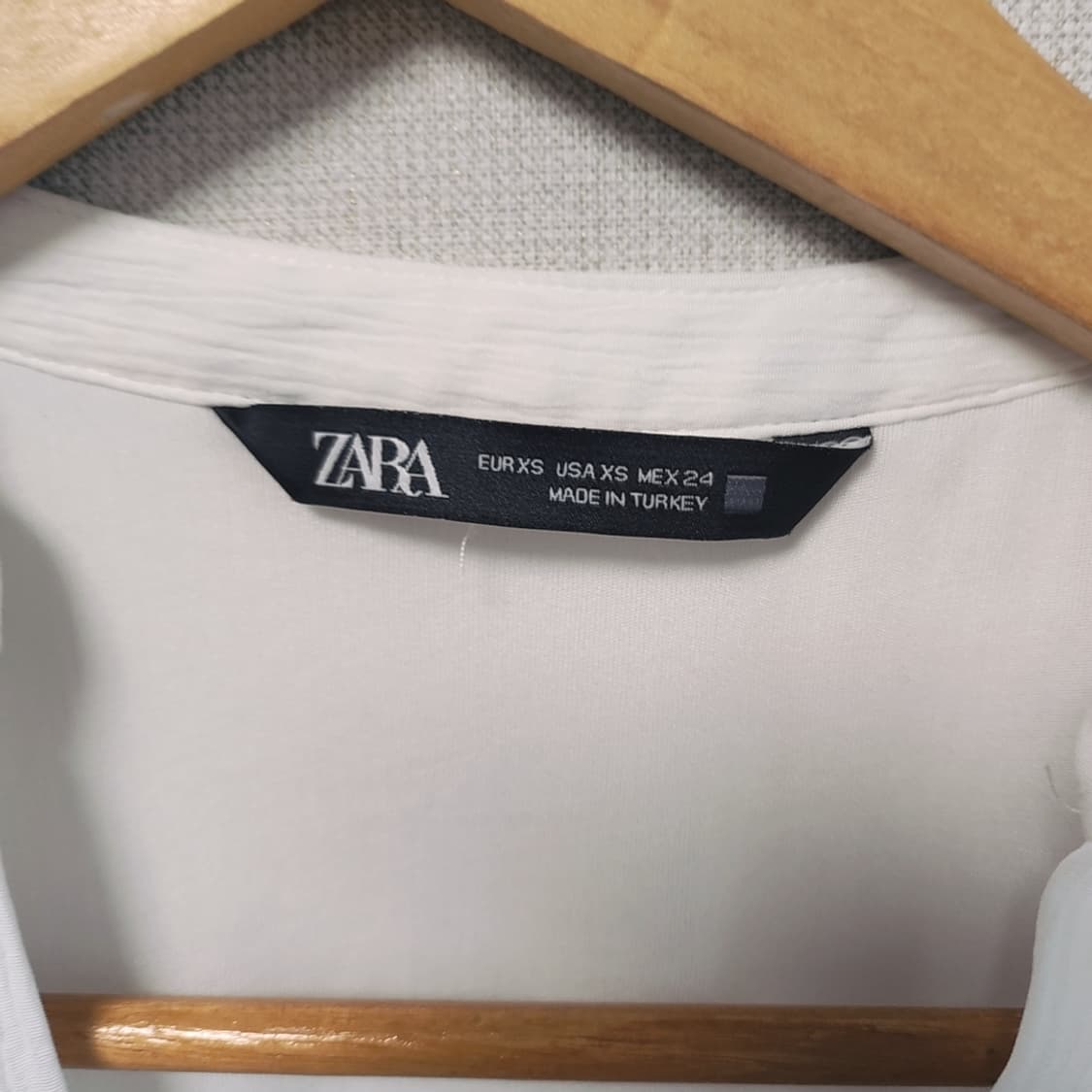 [XS] 자라 ZARA 화이트 미니 원피스 상품이미지3