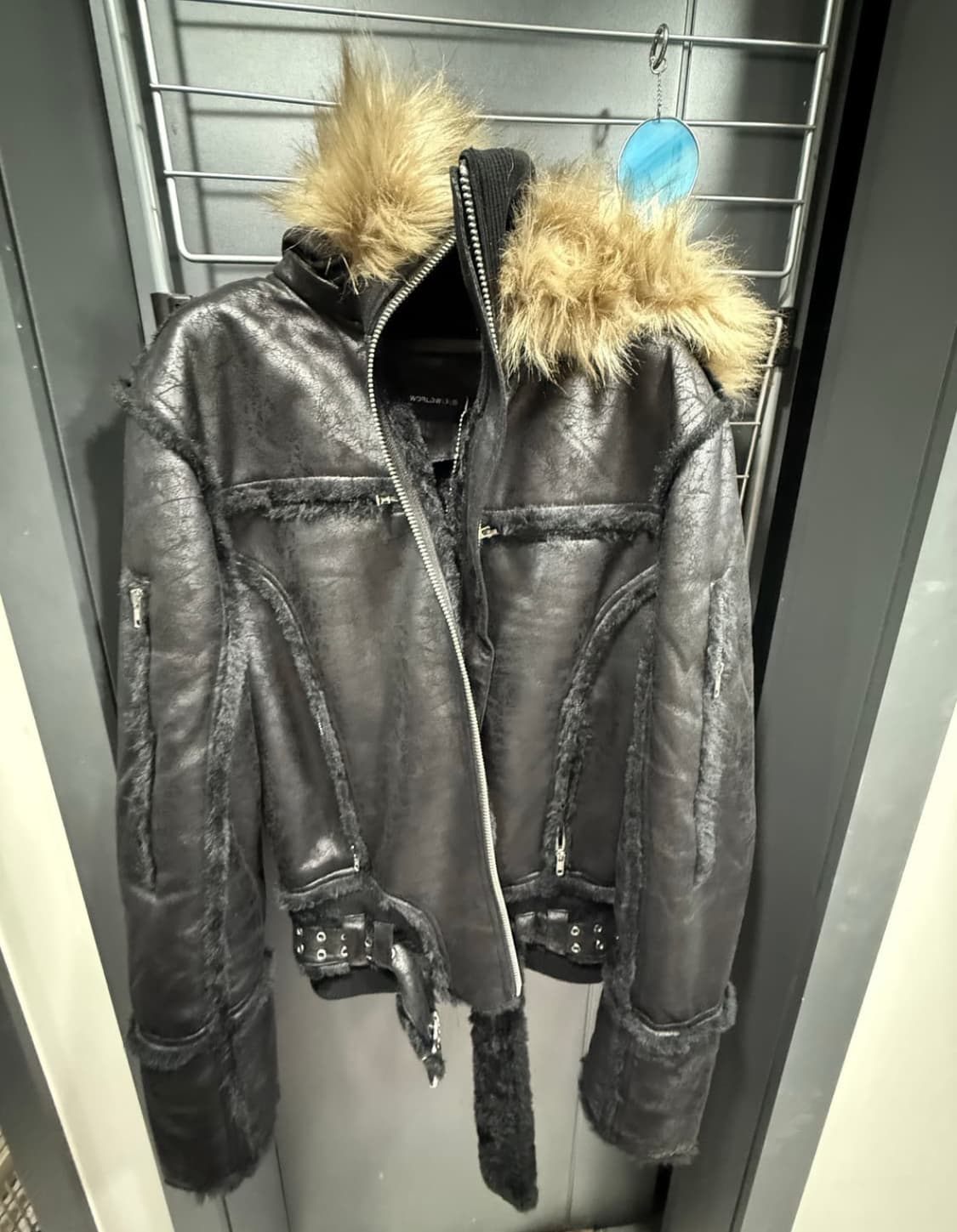 레이서 월드와이드 쉽스킨 퍼 자켓 M size 상품이미지2