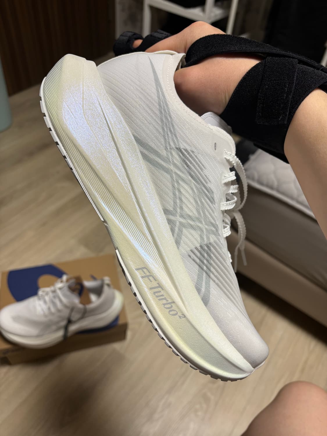 아식스 메가블라스트 화이트 260 새상품 (265교환가능) 상품이미지5