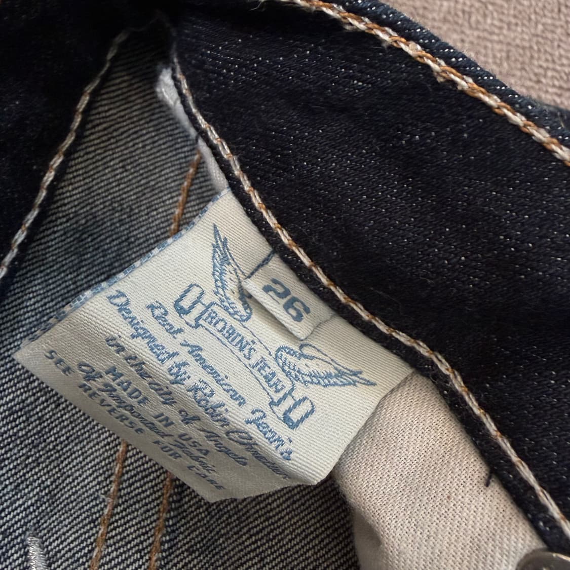 로빈스진 로빈슨진 y2k 부츠컷 데님 26 상품이미지4