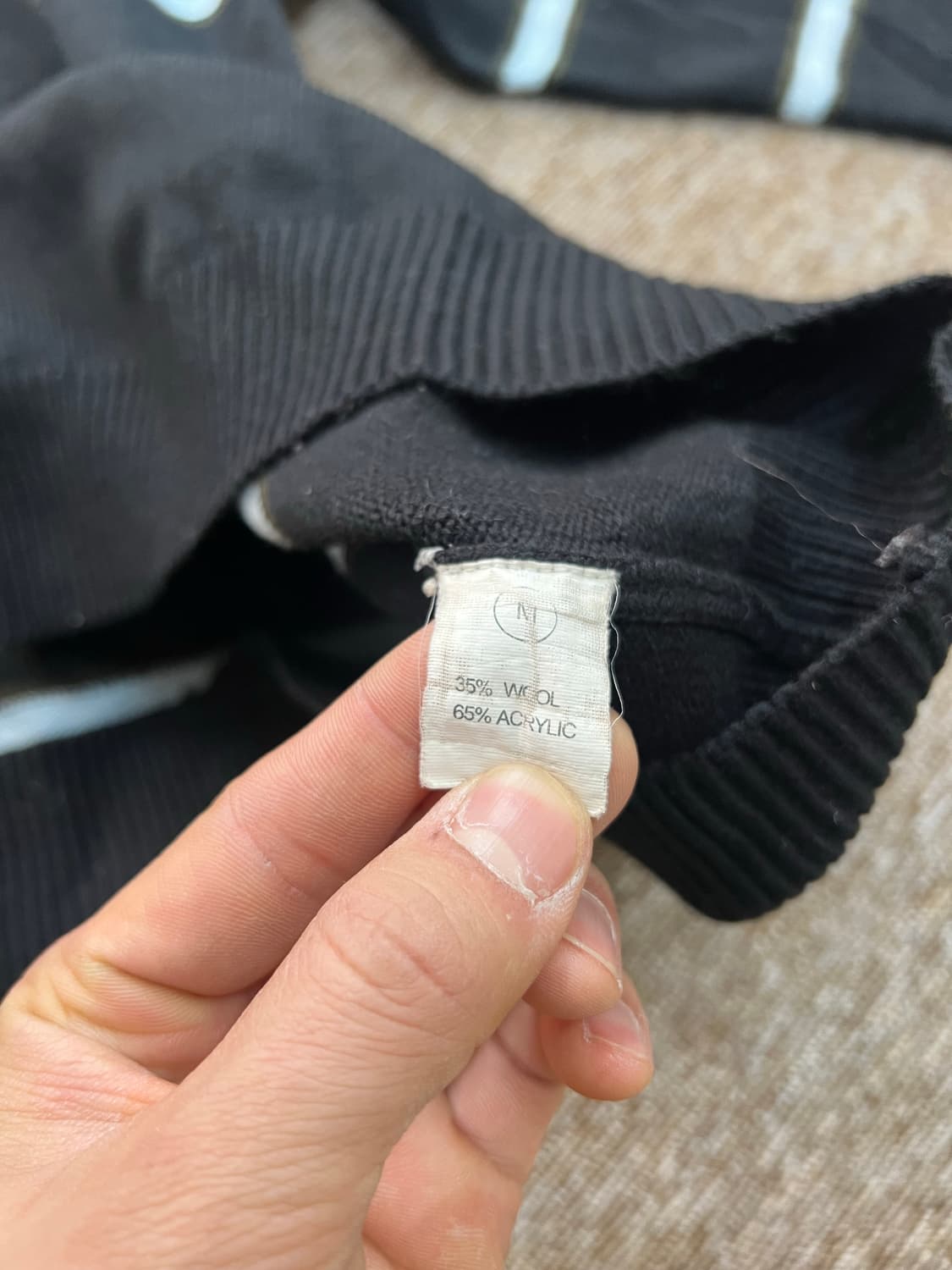 라코스테 스트라이프 울 니트 M 상품이미지6