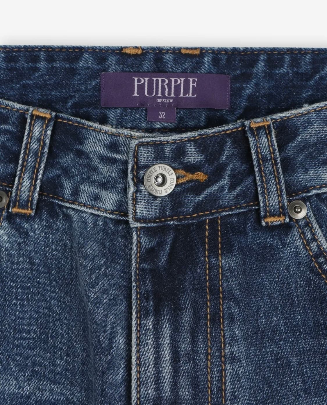 비슬로우 DISTRESSED WIDE DENIM SHORTS BLUE 상품이미지2