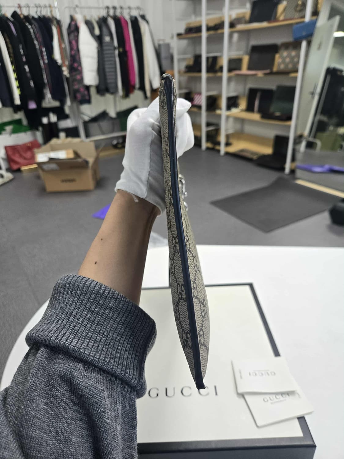 [A급컨디션]구찌 꿀벌 클러치백 상품이미지4