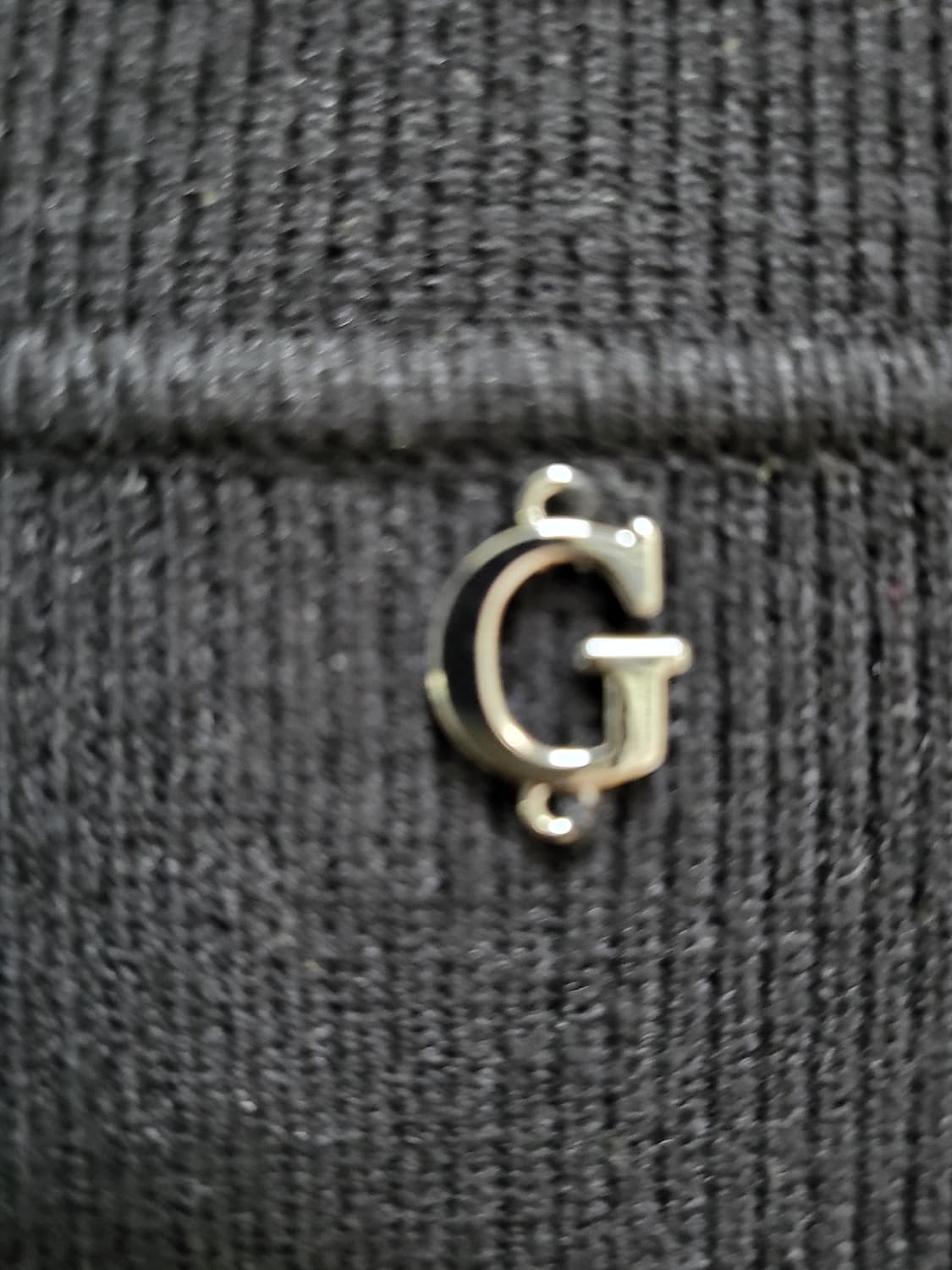 아주 부드러운 GUESS 블랙 니트 미디 원피스 S 55-날씬66 상품이미지8