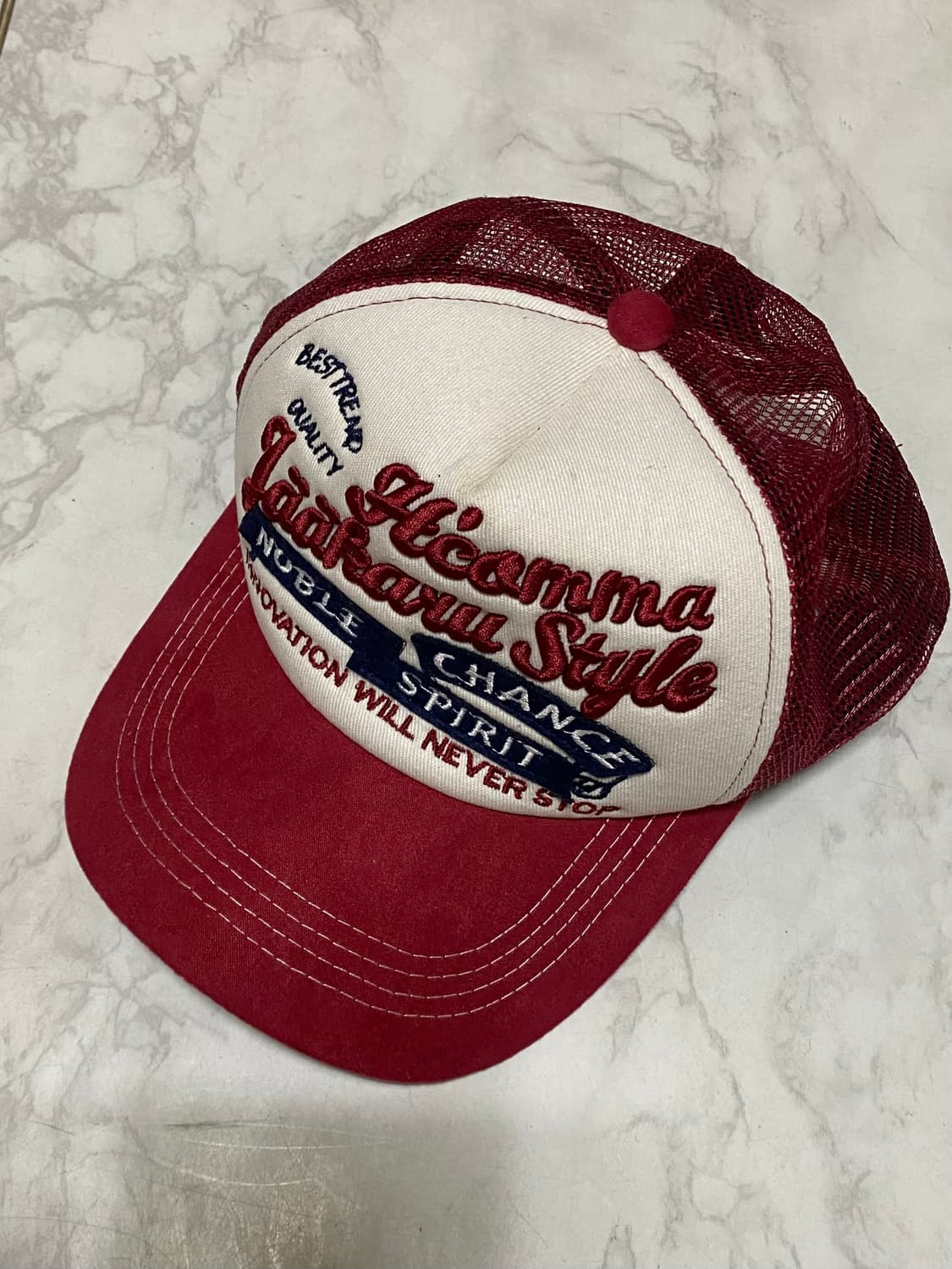 빈티지 레터링 메쉬캡 프리사이즈 상품이미지1