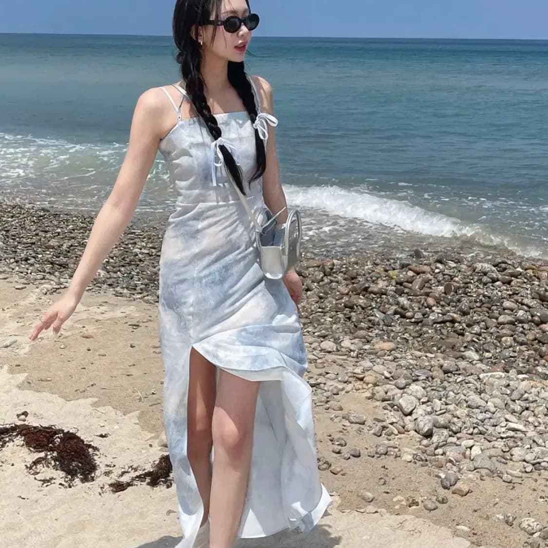 신지인X인앤아더(INANDOTHER) 슬립원피스 55 새상품 상품이미지2