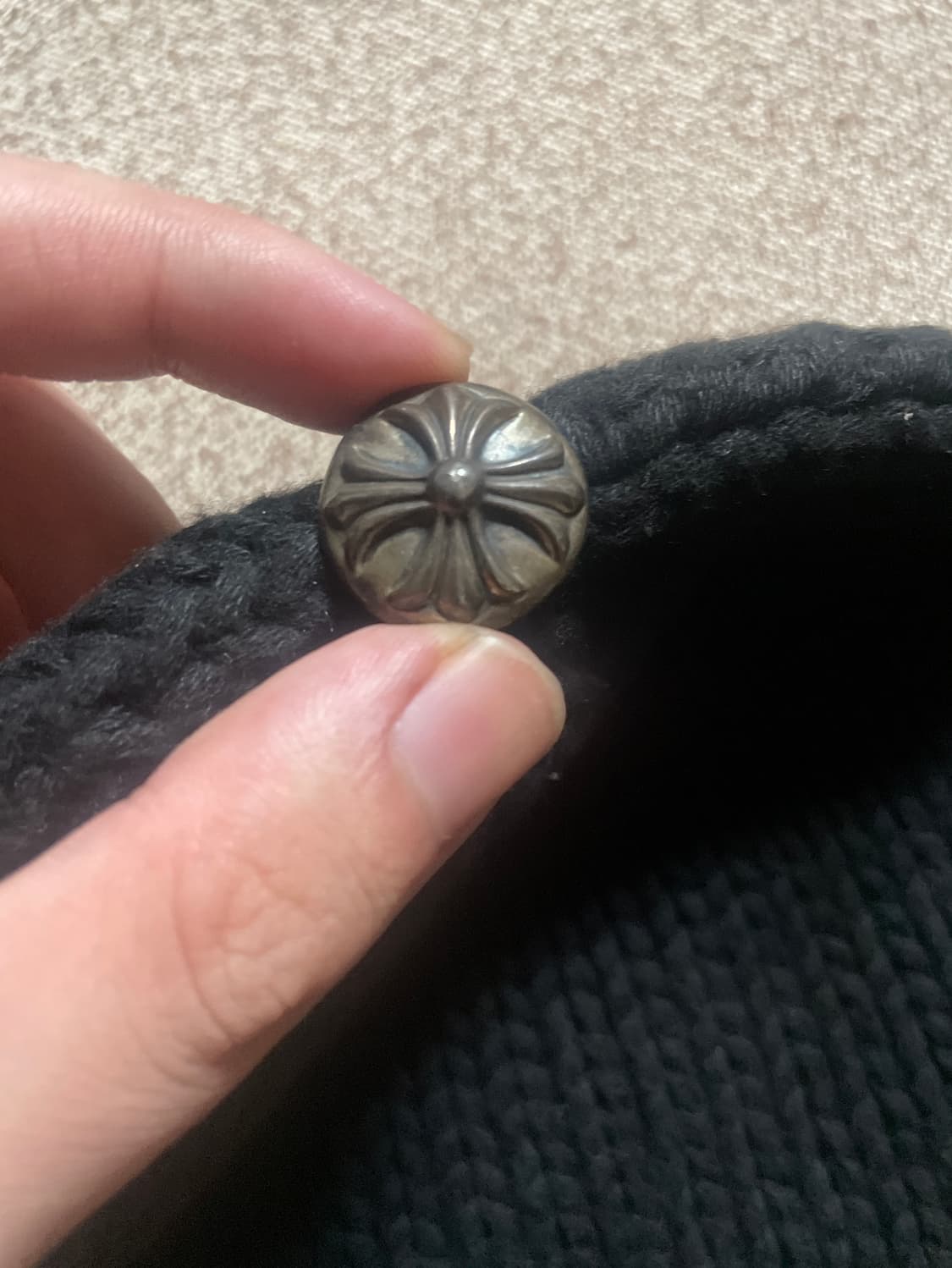 크롬하츠 크로스 패치 비니 상품이미지2