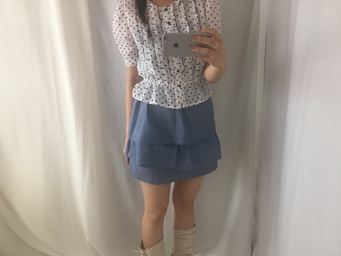 735. kisses dots blouse  상품이미지4