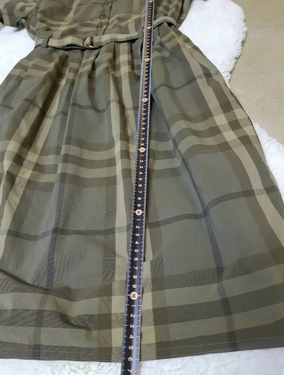 정품 버버리. 채크 원피스. 66 상품이미지8