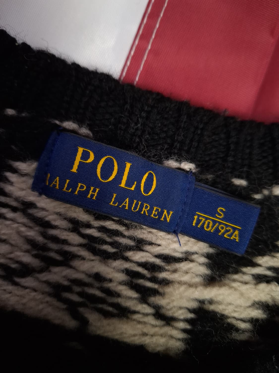 새제품급 오리지날 신형 랄프로렌폴로 울 알파카 노르딕 니트 상품이미지2