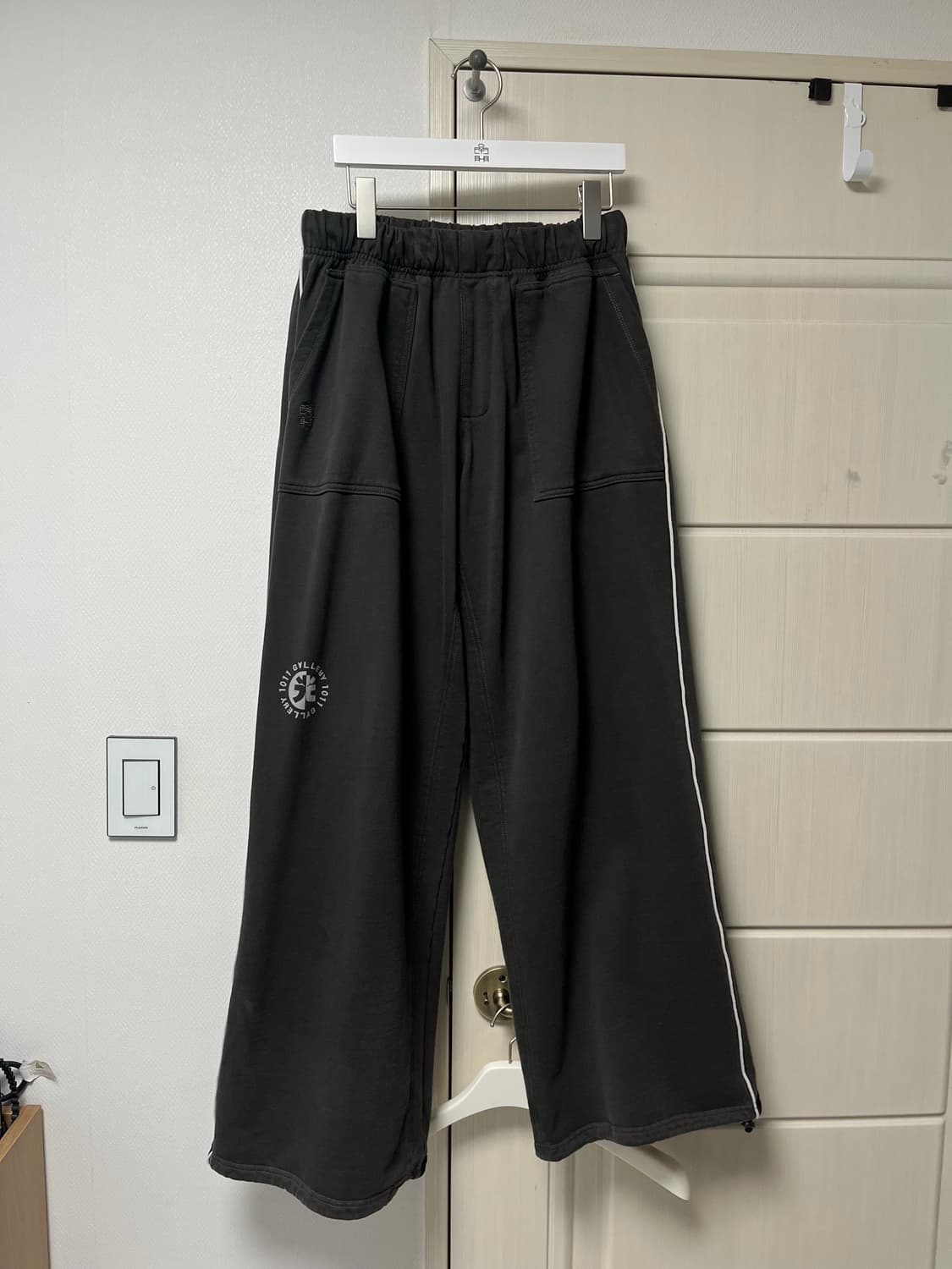 [2]폴리테루 퍼티그 스웻팬츠 카키그린 1.2v 상품이미지2