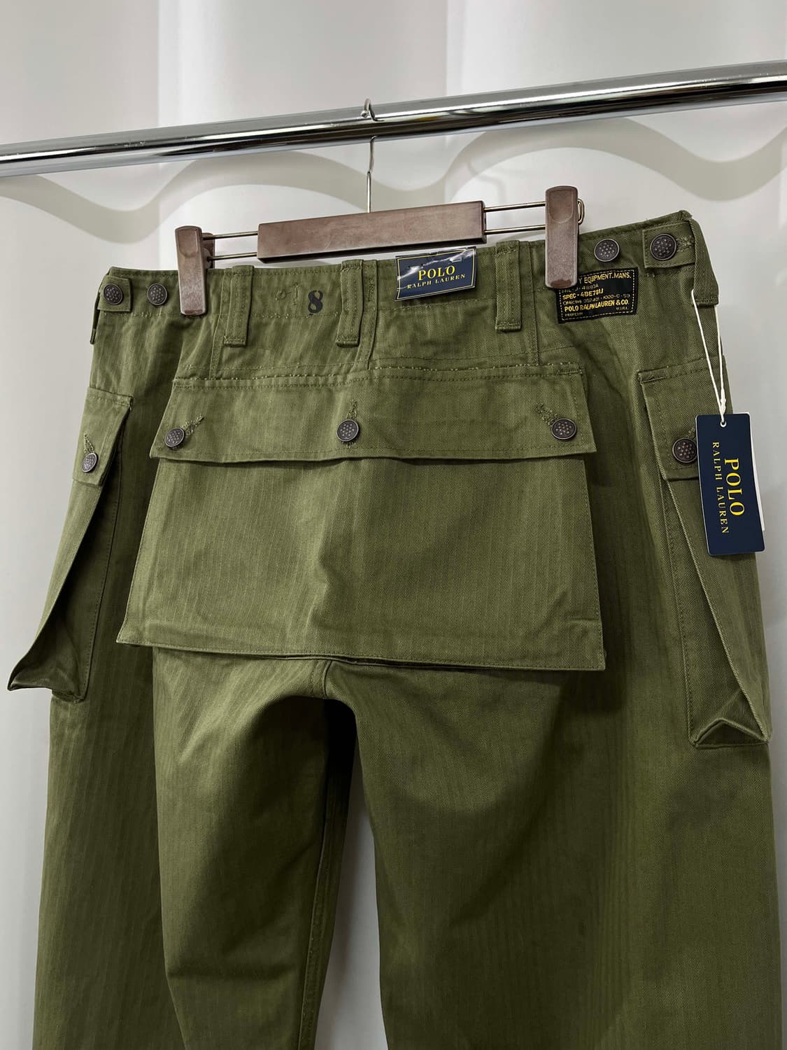 폴로 랄프로렌 p44 hbt 유틸리티 올리브 몽키팬츠 상품이미지8