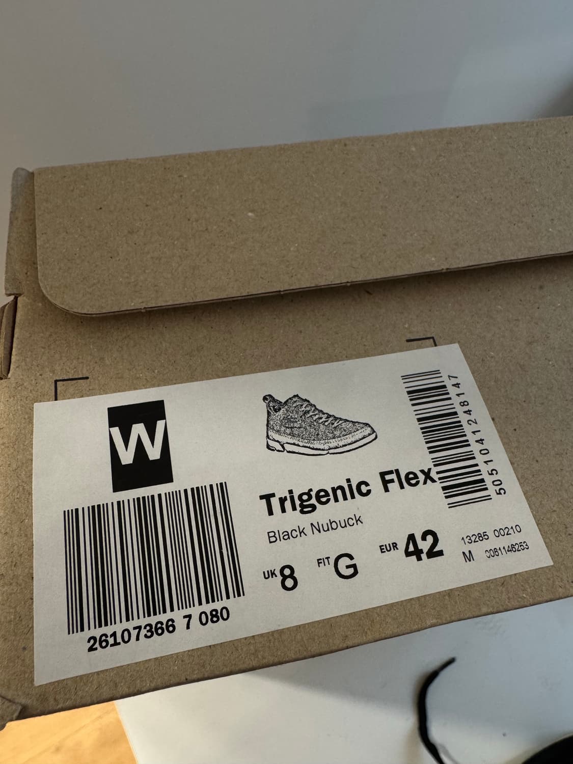 클락스 트리제닉 플렉스 블랙 누벅 UK8 상품이미지8