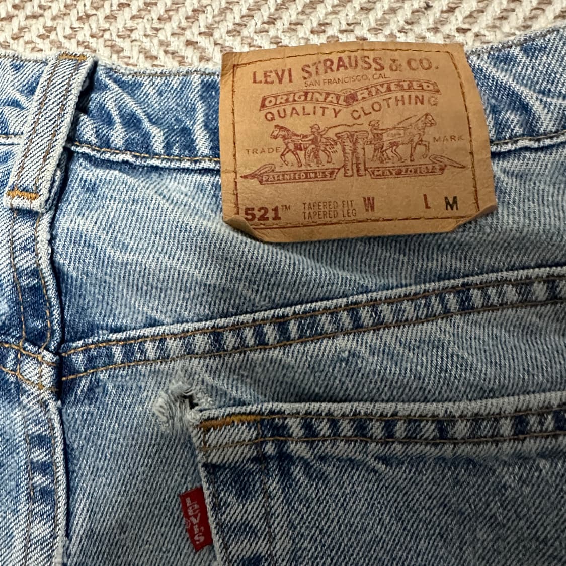 LEVI'S 521 90's usa made jeans 상품이미지3