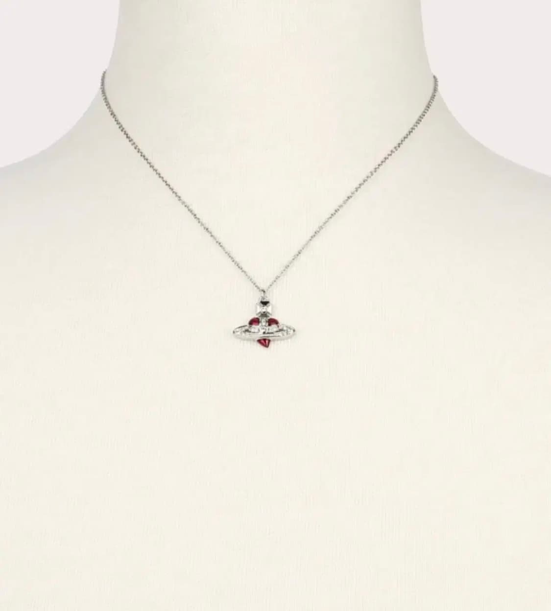 비비안웨스트우드 뉴 디아망테 하트목걸이 상품이미지2