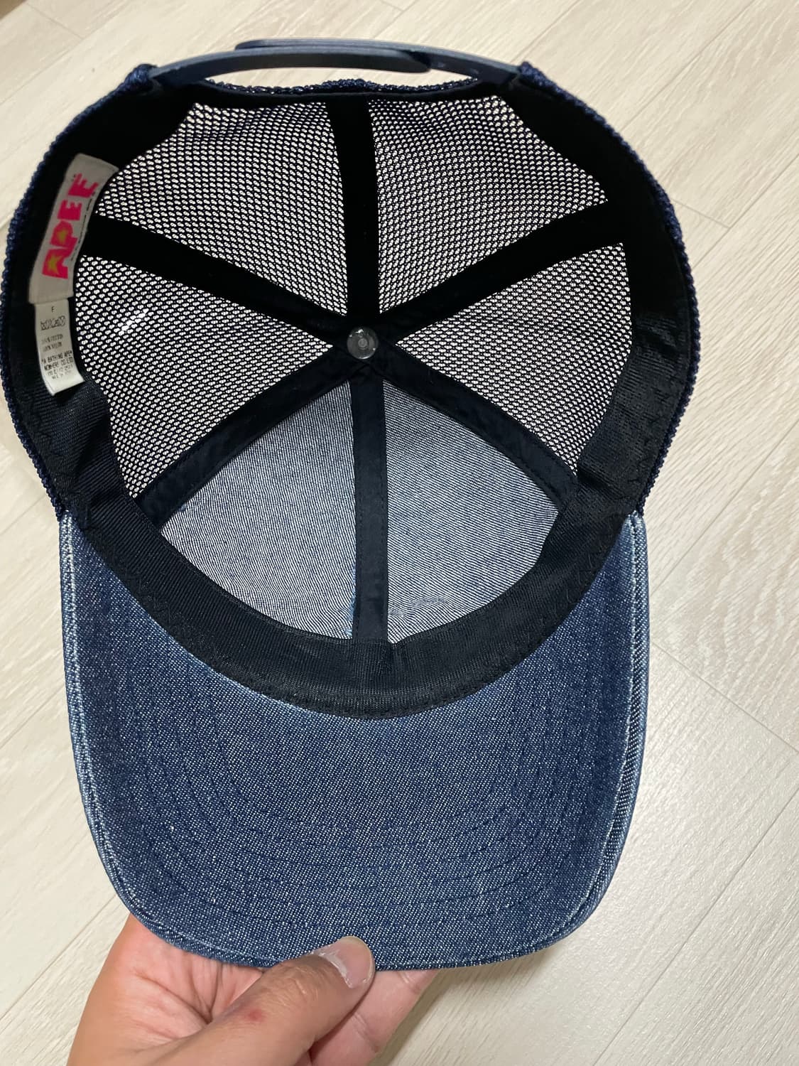 올드 베이프 데님 메쉬캡 (여성용) 상품이미지6