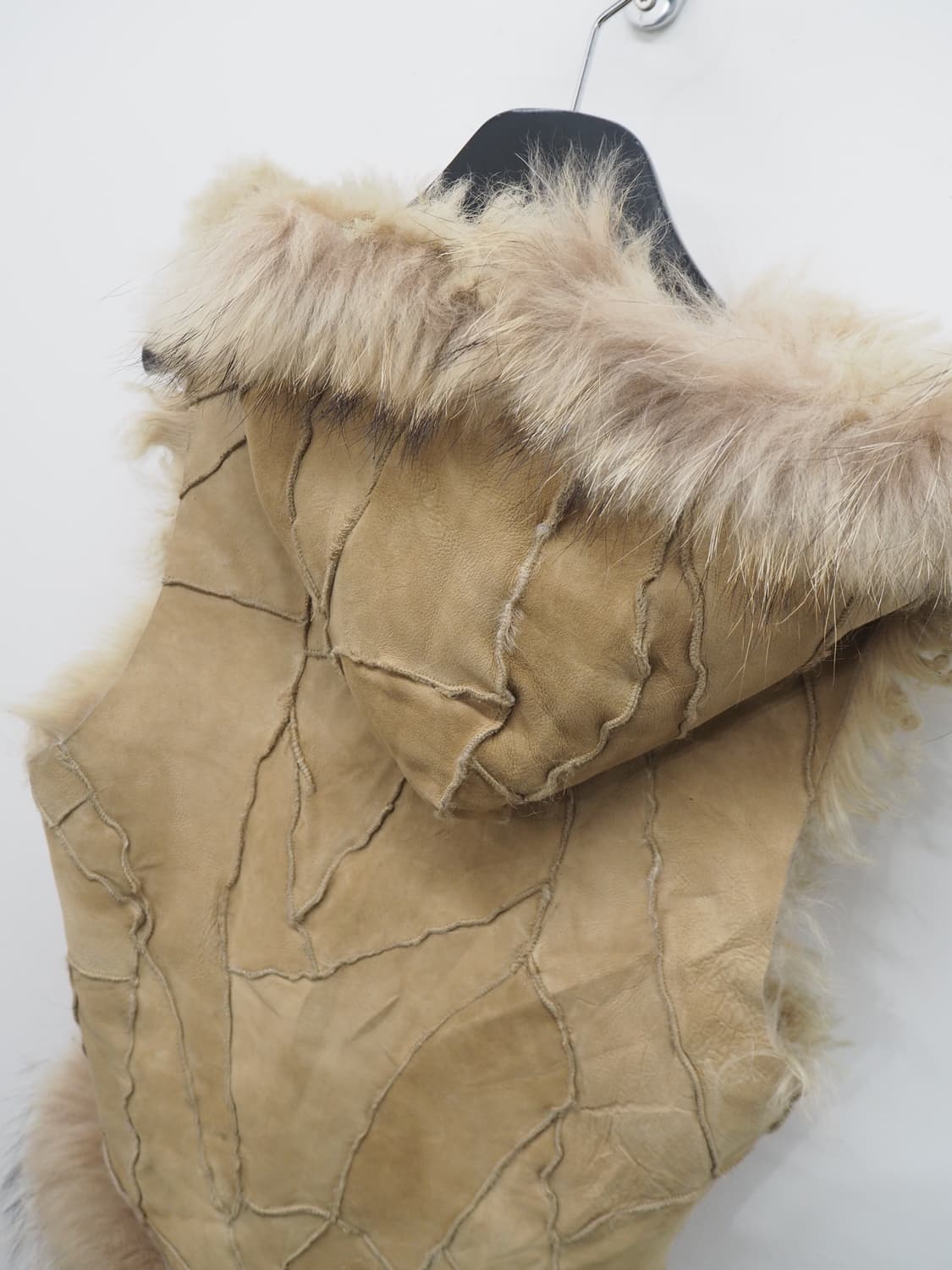 vintage sheepskin mouton fur vest  상품이미지4