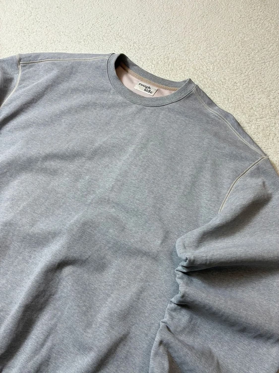 러프사이드 A/W 오버핏 헤비코튼 맨투맨 PN6860 상품이미지2