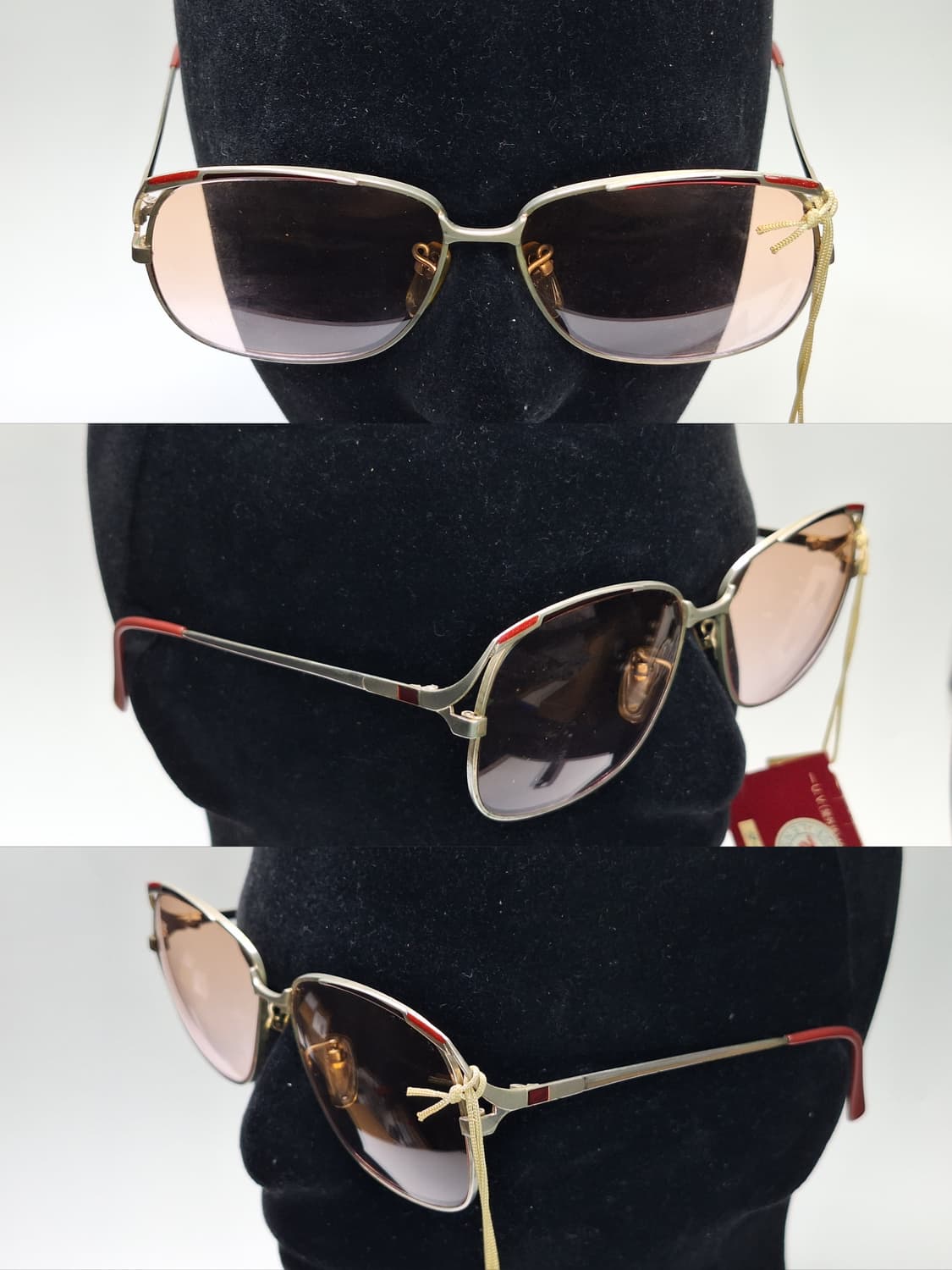80s 일본제 빈티지 데드스톡/유럽풍 선글라스 Daiaena dame 상품이미지3