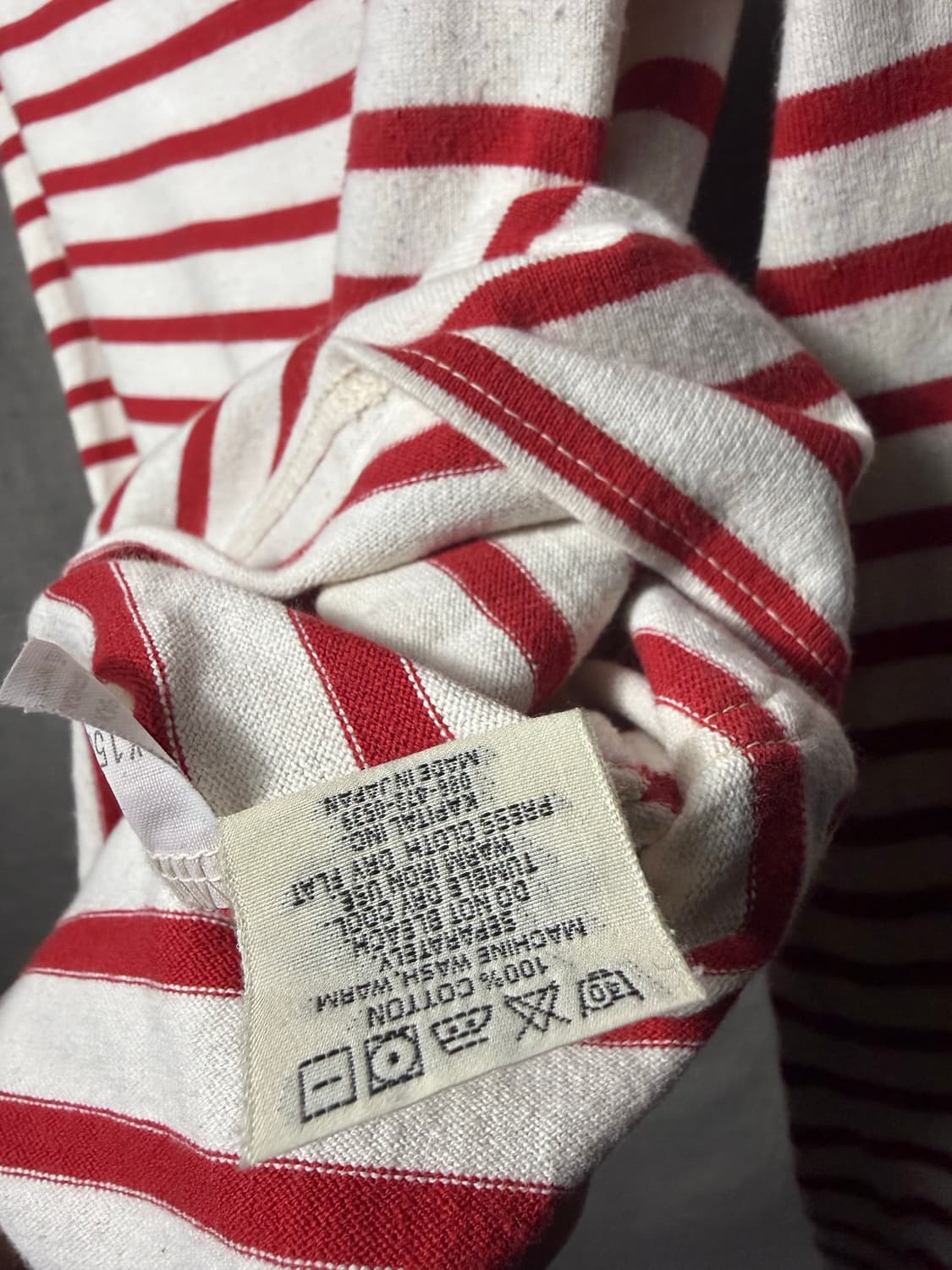 Kapital Boat Neck Border T shirt 상품이미지5