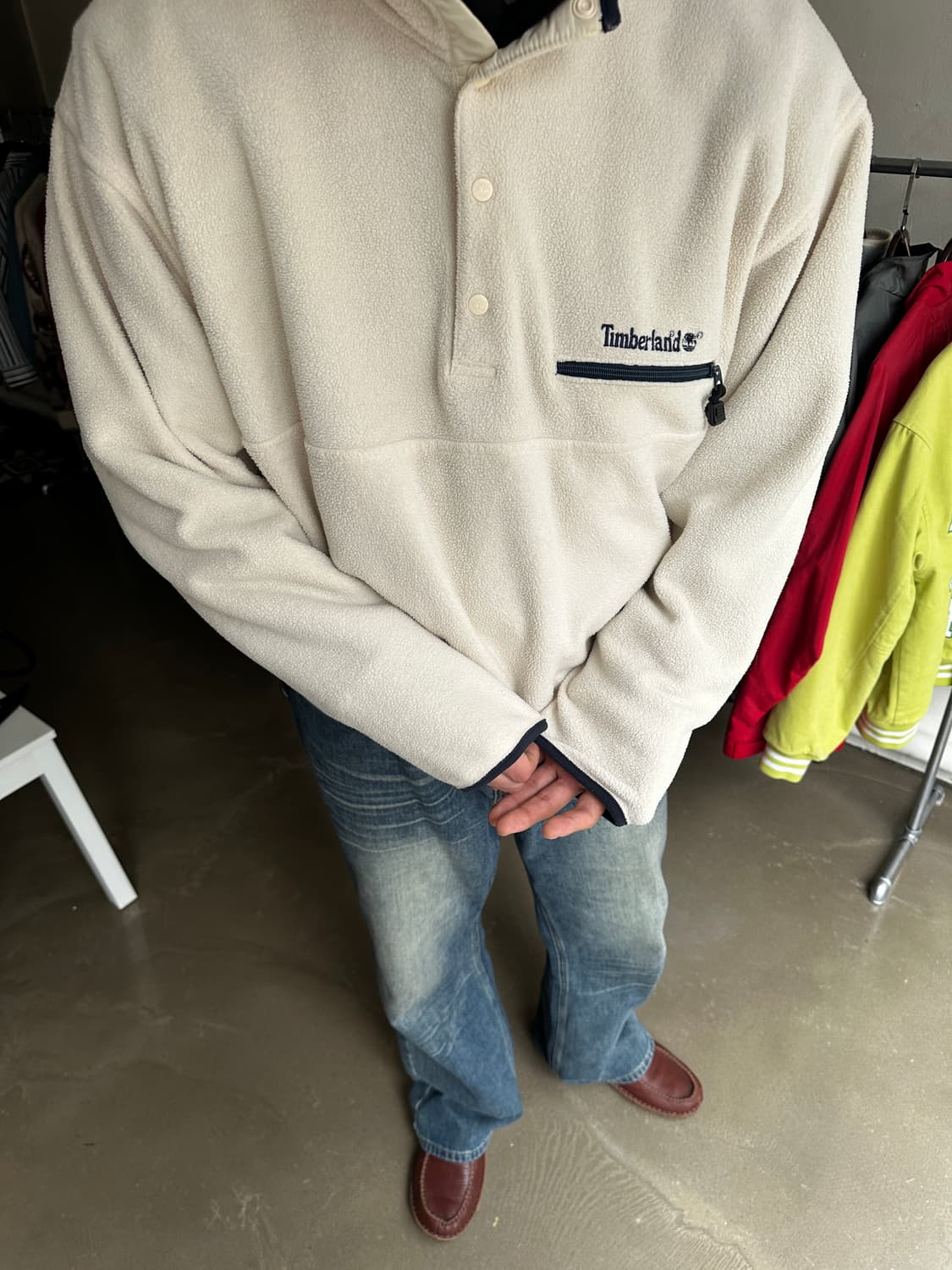 팀버랜드 스냅 버튼 풀오버 플리스 상품이미지2