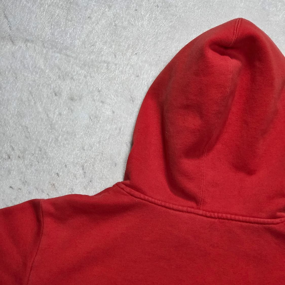 아디다스 레드 자몽 빅로고 약기모 후드티 상품이미지5