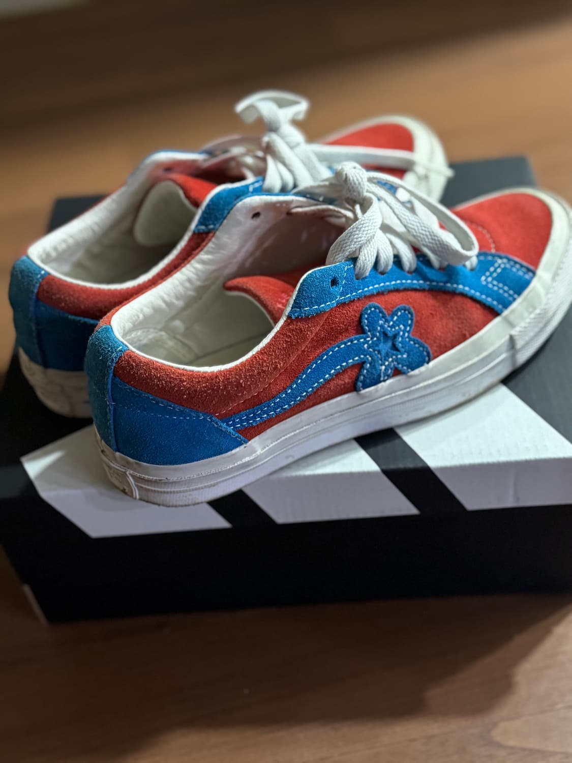 컨버스 골프 르 플레르 원스타 로우 레드 블루 상품이미지4