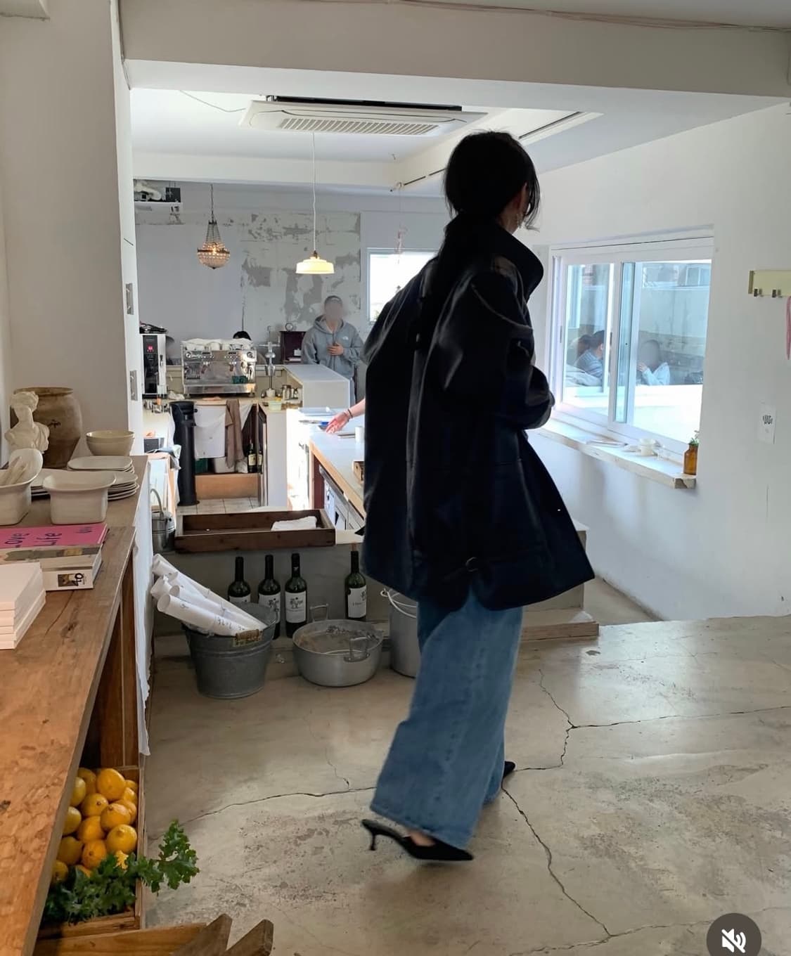 새상품) 파르벵 farven 레더 하프 자켓 VORN LEATHER 상품이미지4