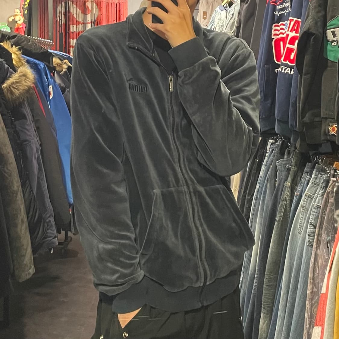 [IM] PUMA 딥네이비 벨벳져지 상품이미지5