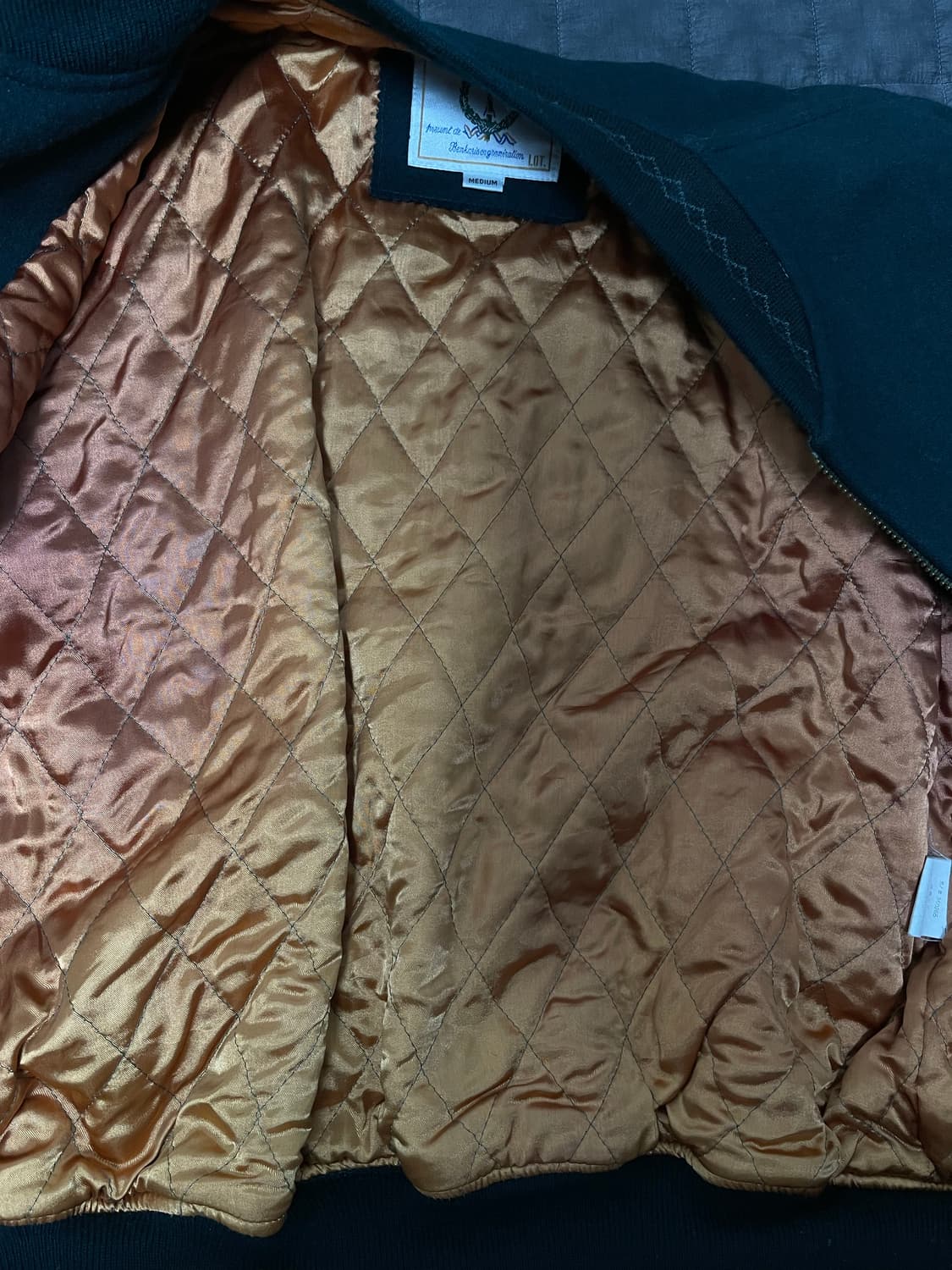 빈티지 레더 바시티 자켓 상품이미지9