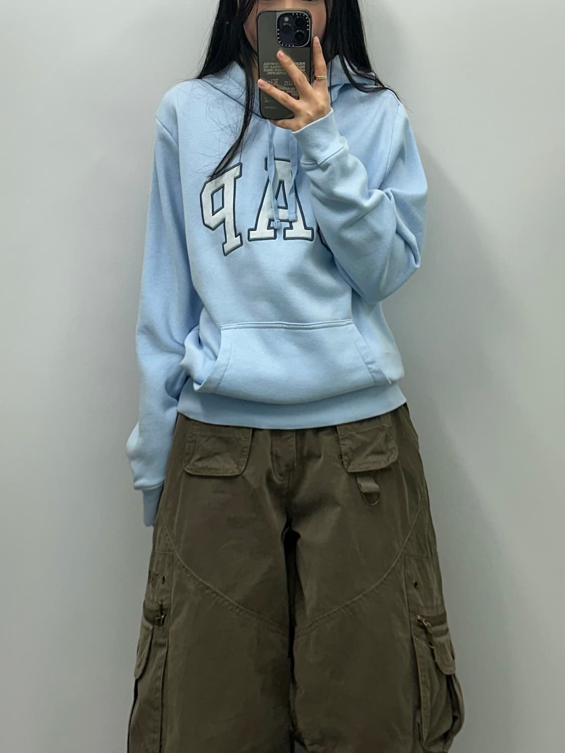 Gap 갭 스카이블루 후드티 상품이미지1