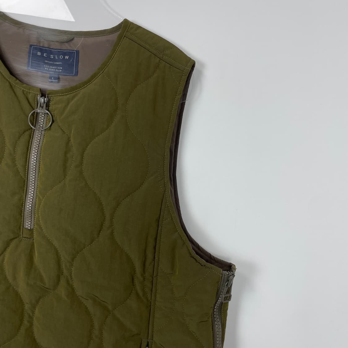 비슬로우 풀오버 패딩 베스트 조끼 상품이미지3