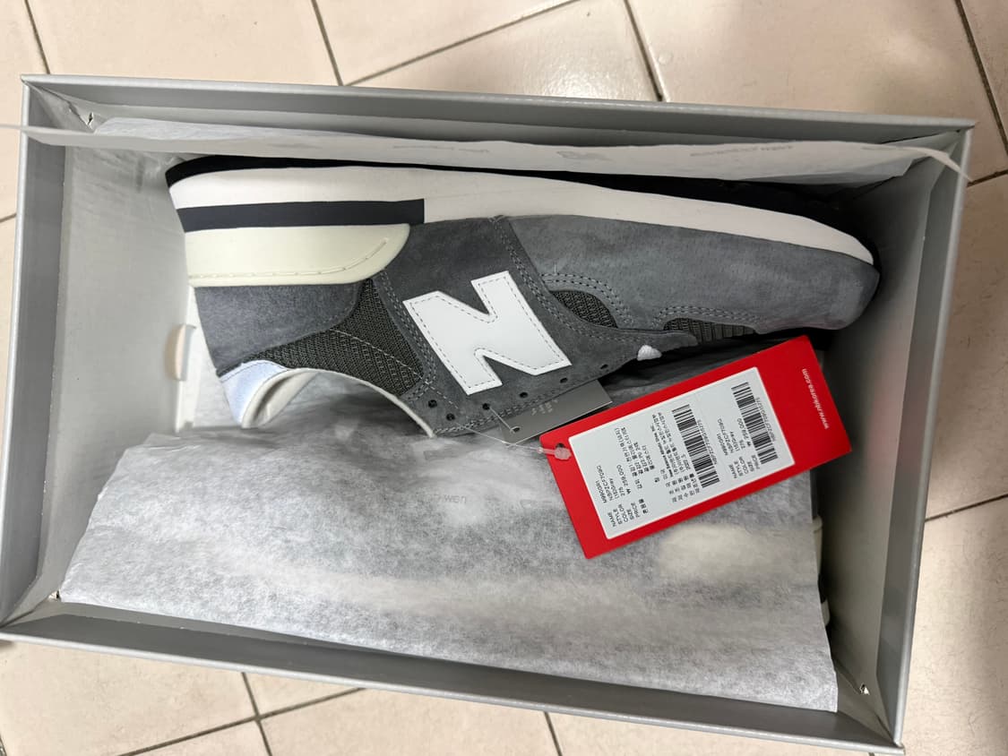 뉴발란스 990v1 그레이 275 새상품 상품이미지1