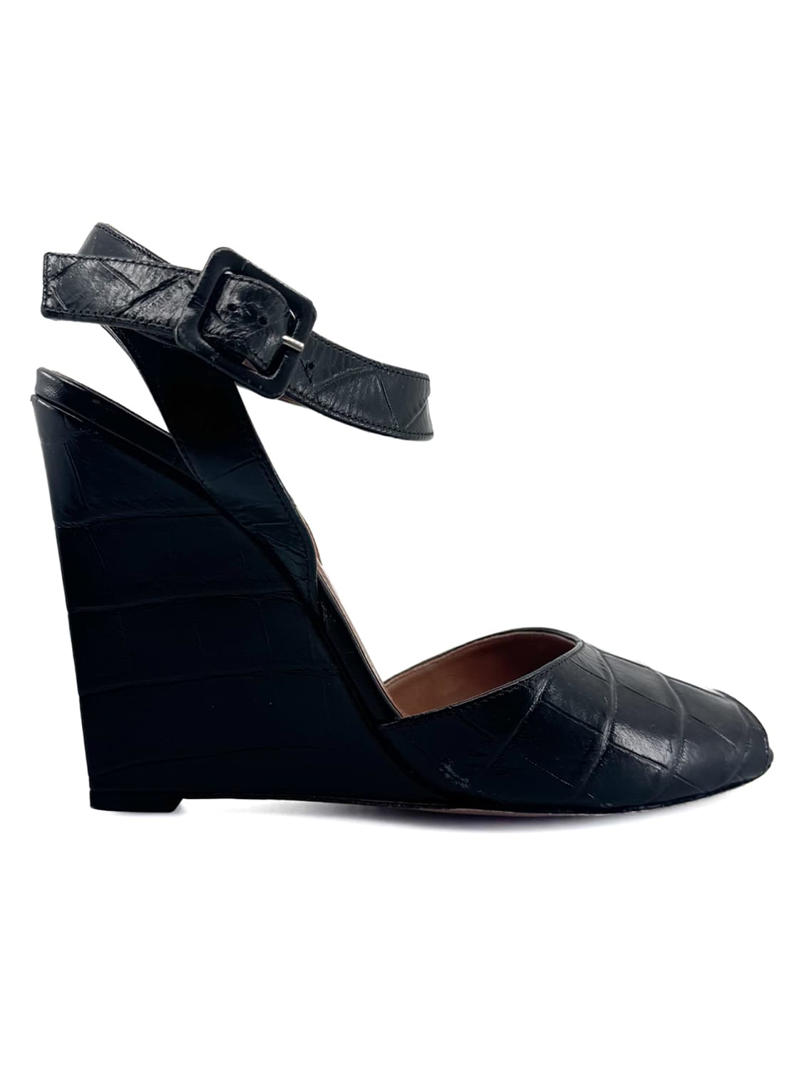 Max Mara Croc Embossed Wedge Heel / 38 상품이미지4