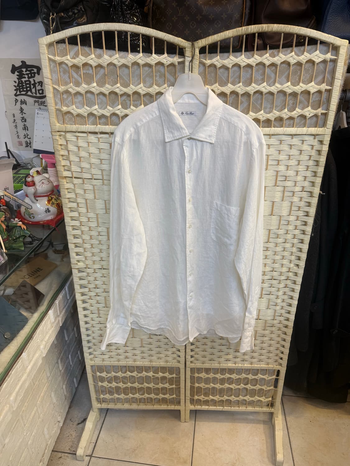 100-105 정품 로로피아나 린넨 셔츠 팝니다 상품이미지1